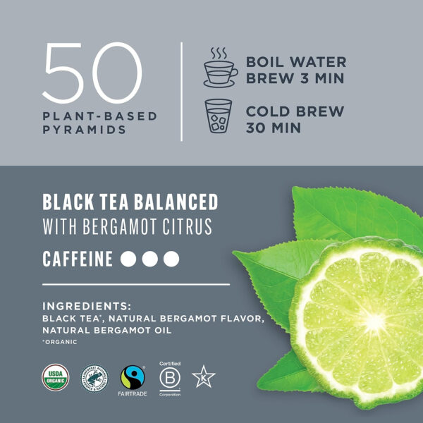 Teatulia Organic Jasmine Green Tea Bags (50 Pyramid Sachet Teabags) Whole Leaf Natural Green Tea Infused With Jasmine Flower In Bags. Premium 100% Compostable and Sustainably Grown In Bangladesh