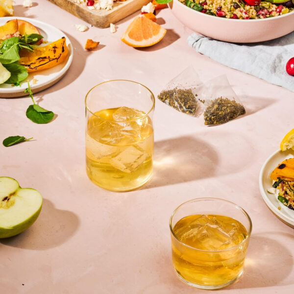 Teatulia Organic Jasmine Green Tea Bags (50 Pyramid Sachet Teabags) Whole Leaf Natural Green Tea Infused With Jasmine Flower In Bags. Premium 100% Compostable and Sustainably Grown In Bangladesh