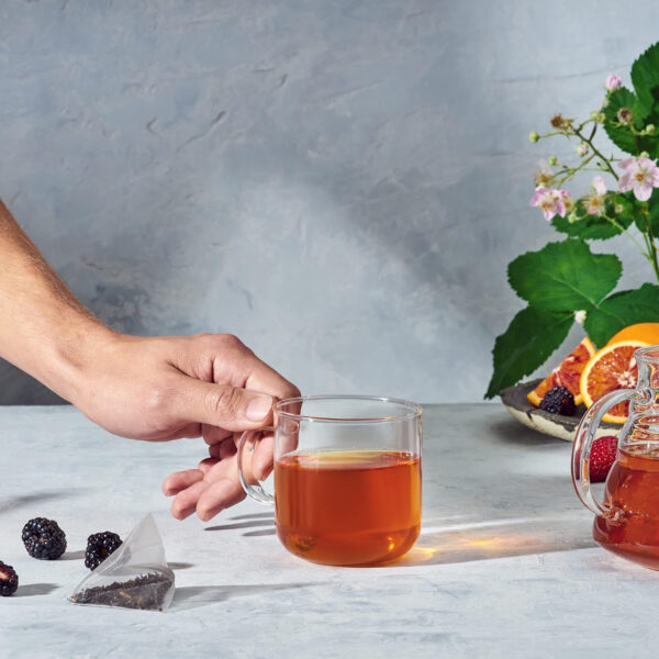 Teatulia Organic Jasmine Green Tea Bags (50 Pyramid Sachet Teabags) Whole Leaf Natural Green Tea Infused With Jasmine Flower In Bags. Premium 100% Compostable and Sustainably Grown In Bangladesh