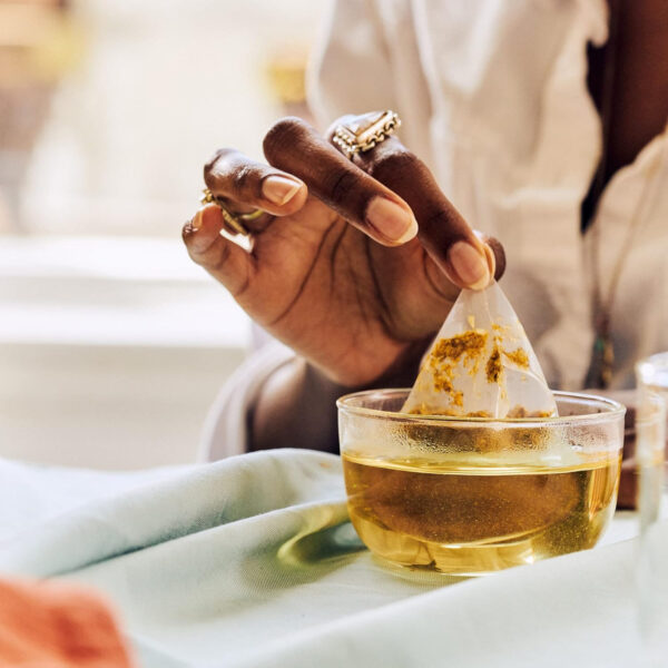 Teatulia Organic Jasmine Green Tea Bags (50 Pyramid Sachet Teabags) Whole Leaf Natural Green Tea Infused With Jasmine Flower In Bags. Premium 100% Compostable and Sustainably Grown In Bangladesh