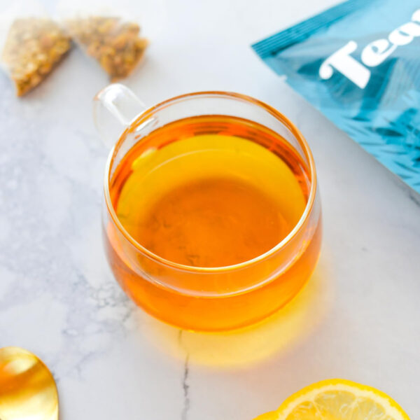 Teatulia Organic Jasmine Green Tea Bags (50 Pyramid Sachet Teabags) Whole Leaf Natural Green Tea Infused With Jasmine Flower In Bags. Premium 100% Compostable and Sustainably Grown In Bangladesh