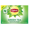 Lipton Signature Blend Green Tea Bags, Unsweetened Teabags for Hot Tea or Iced Tea with Caffeine and Flavonoids, 40 Total Tea Bags