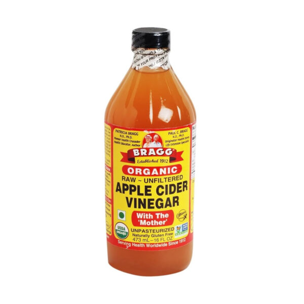 6893873c916b6bd7bb5f4debb0d3ef64cee67ee0bff6210767584.jpg Bragg USDA Organic Raw Apple Cider Vinegar, With The Mother 16 Ounces Natural Cleanser, Promotes Weight Loss