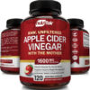 6893875f9560571b26c6bef1cc5755370d7227dba637267a7b3ef.jpg Apple Cider Vinegar Capsules with The Mother - 120 Vegan ACV Pills - Best Supplement for Healthy Weight Loss, Diet, Keto, Digestion, Detox, Immune - Powerful Cleanser & Appetite Suppressant Non-GMO