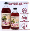 689387a0885e43907da9c3207f2c8fb445ca2c491038eeec13bc0.jpg Mother Earth, Organic Apple Cider Vinegar with The Mother, Half Gallon, Fresh Pressed Organic Apples, OACV, ACV, Raw, Unpasteurized, Unfiltered (1/64oz Bottle)