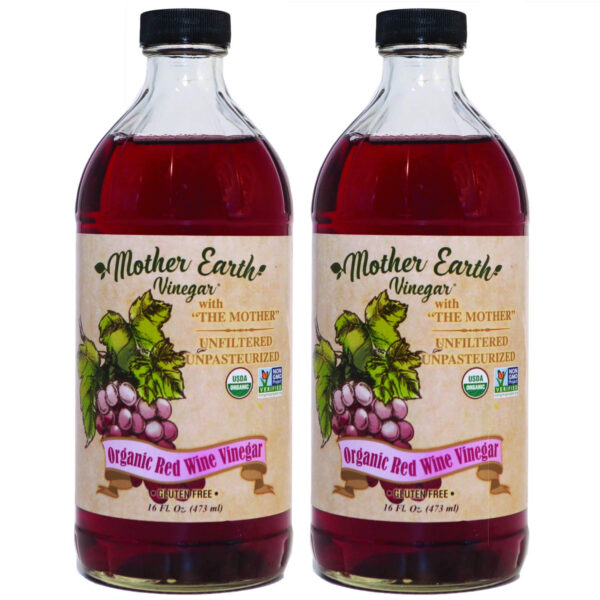 689387a6774d35f41f79eb7a97ffb3f7ddbd4c5588f2806e12e43.jpg Mother Earth, Organic Apple Cider Vinegar with The Mother, Half Gallon, Fresh Pressed Organic Apples, OACV, ACV, Raw, Unpasteurized, Unfiltered (1/64oz Bottle)