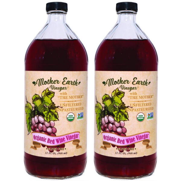 689387a79f8de2bb649bab441ff8af05547aed1c040029de4717c.jpg Mother Earth, Organic Apple Cider Vinegar with The Mother, Half Gallon, Fresh Pressed Organic Apples, OACV, ACV, Raw, Unpasteurized, Unfiltered (1/64oz Bottle)