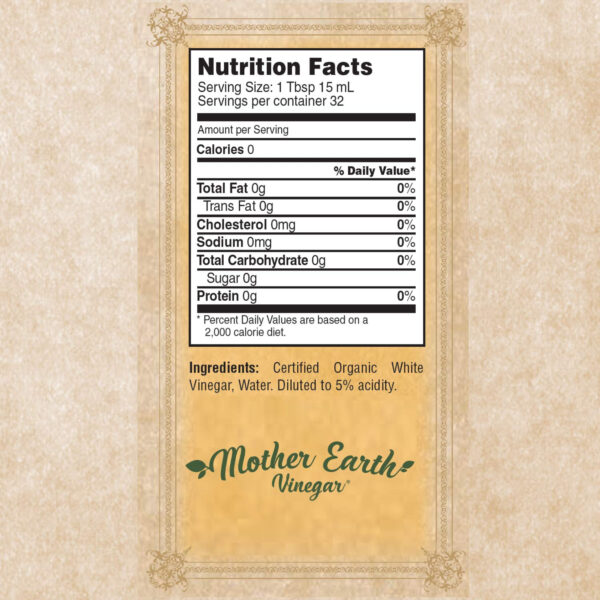689387aa139dfc6794f1ea3a32b740760d72f019b52eff24b3472.jpg Mother Earth, Organic Apple Cider Vinegar with The Mother, Half Gallon, Fresh Pressed Organic Apples, OACV, ACV, Raw, Unpasteurized, Unfiltered (1/64oz Bottle)