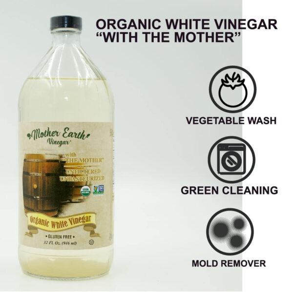 689387ab74d779c9bf64124b397782feb1823828229080a7b196c.jpg Mother Earth, Organic Apple Cider Vinegar with The Mother, Half Gallon, Fresh Pressed Organic Apples, OACV, ACV, Raw, Unpasteurized, Unfiltered (1/64oz Bottle)