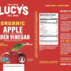 6893880c42946d758f7a3c14216a3359895370dddf82e9e6487f3.jpg Lucy's Family Owned - GALLON SIZE, Organic, With the Mother, Apple Cider Vinegar, Unfiltered, Unpasteurized, NonGMO, and Raw