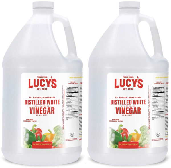 6893880d6c2b61691cdc70d434e6e26dc6ce39d014718bf4bdc05.jpg Lucy's Family Owned - GALLON SIZE, Organic, With the Mother, Apple Cider Vinegar, Unfiltered, Unpasteurized, NonGMO, and Raw