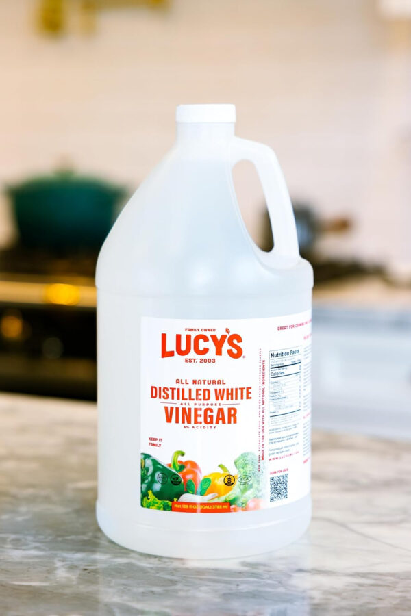 68938814170289e87c121a9143397efc2e1c0083ed1e91a11839c.jpg Lucy's Family Owned - GALLON SIZE, Organic, With the Mother, Apple Cider Vinegar, Unfiltered, Unpasteurized, NonGMO, and Raw