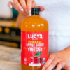 6893885a0a904cb8bd0b79555f52b918e989a83e15118b51cce01.jpg Lucy's Family Owned - 34oz. GLASS BOTTLE (2 PACK) Organic, With the Mother, Apple Cider Vinegar, Unfiltered, Unpasteurized, Raw, and NonGMO