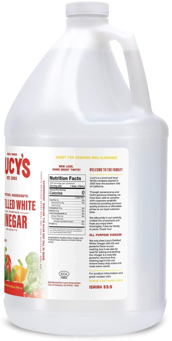 68938861f1e0bf068f9803eda366eebb6edbfe8dec25e560250d1.jpg Lucy's Family Owned - 34oz. GLASS BOTTLE (2 PACK) Organic, With the Mother, Apple Cider Vinegar, Unfiltered, Unpasteurized, Raw, and NonGMO