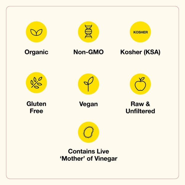 Bragg Organic Apple Cider Vinegar, Raw, Unfiltered, with the Mother, 128 Ounce - Pack 2