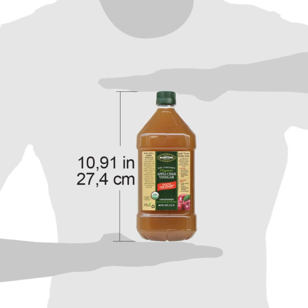689389206ada02abe40c3916081a6be41c9d19dc3ecf7b978f47b.jpg Organic Apple Cider Vinegar With The Mother 68 oz -100% USDA Certified Organic - Raw, Unfiltered