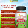aSquared Nutrition Apple Cider Vinegar Gummies - 1500mg with The Mother - 90 ACV Gummies w/Vitamin B6 & B12, Folic Acid - Vegan Gummy Supplement Alternative to Capsules Pills & Drink