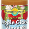 Dynamic Health Certified Organic Raw Apple Cider Vinegar with Mother | Unfiltered, Unpasteurized | 16 FL OZ