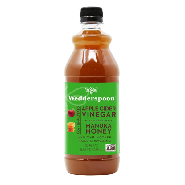 6893898d9636e00d0e8aacde9ba1788475179cbd2b7f9942575fc.jpg Wedderspoon Apple Cider Vinegar With Monofloral Manuka Honey & The Mother, 25 fl oz