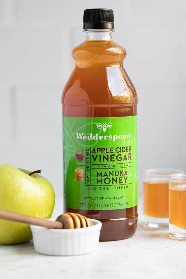 689389903e403f302ce8fdd0654499853d792f307d82d6f7ac9bc.jpg Wedderspoon Apple Cider Vinegar With Monofloral Manuka Honey & The Mother, 25 fl oz