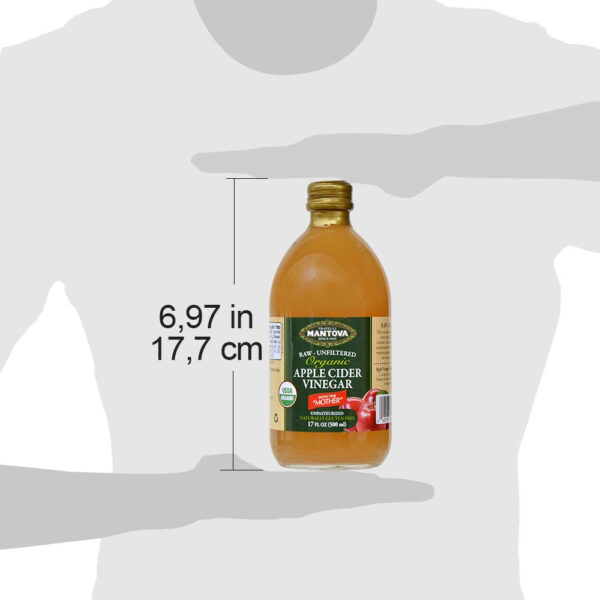 689389e8c4d97533ed8737400a9315f1c854d47fa986c99ca0124.jpg 100% Raw Unfiltered Organic Apple Cider Vinegar with 'The Mother' - 34 Oz (2 Pack) - Rich in Probiotics and Enzymes, Perfect for Cooking, Salad Dressings, Marinades, and Drinking - A Versatile Pantry Essential for Your Wellness Routine