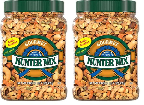 68938ae8cf572bf242151f739a547ec3077381ec84c6e0e42f486.jpg Southern Style Nuts Gourmet Hunter Bulk Trail Mix, 23 oz (Pack of 1), Sesame Sticks, Roasted Peanuts, Sunflower Kernels, Almonds, Cashews & Pepitas, Mixed Nuts, Snacks for Adults & Kids