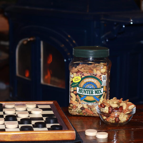 68938aecf13b4a3b598caecc8d774474c1b5be5a41b8a4f2a4db6.jpg Southern Style Nuts Gourmet Hunter Bulk Trail Mix, 23 oz (Pack of 1), Sesame Sticks, Roasted Peanuts, Sunflower Kernels, Almonds, Cashews & Pepitas, Mixed Nuts, Snacks for Adults & Kids