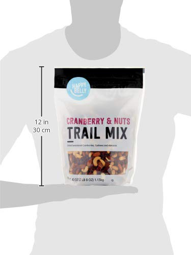 68938b419428b1e7f7d620f8c4c0bbd886f773d4cb11bf14fe832.jpg Amazon Brand - Happy Belly Cranberry & Nuts Trail Mix, 2.5 pound (Pack of 1)