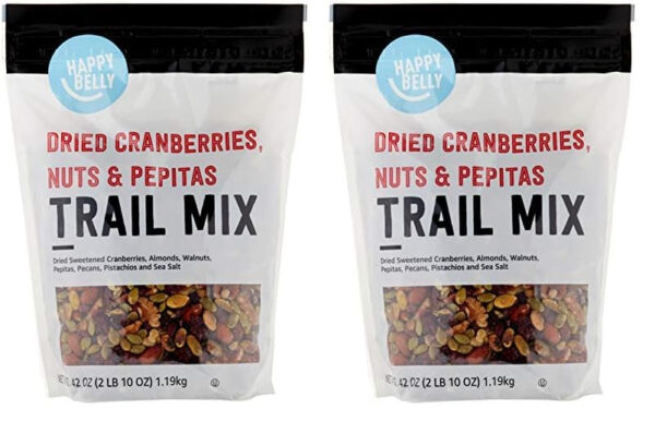 68938b4831f424f0ed139e1f3cf0dc7d1f3d28eab9065e2ad1f34.jpg Amazon Brand - Happy Belly Cranberry & Nuts Trail Mix, 2.5 pound (Pack of 1)