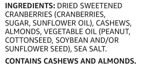 68938b73a9960d2f9c1c2f9b0f7610d6bb554e6703903bfe2d3fc.jpg Amazon Brand - Happy Belly Cranberry & Nuts Trail Mix, 2.5 pound (Pack of 1)