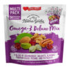 Nature's Garden Omega 3 Deluxe Mix - Trail Mix Nuts, Heart Healthy, Gluten Free, Cholesterol Free, Sodium Free, No Artificial Ingredients - 1.2 oz Bags (24 Individual Servings)
