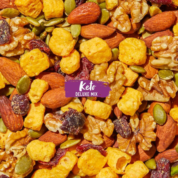 Nature's Garden Omega 3 Deluxe Mix - Trail Mix Nuts, Heart Healthy, Gluten Free, Cholesterol Free, Sodium Free, No Artificial Ingredients - 1.2 oz Bags (24 Individual Servings)
