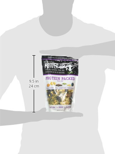 Power Up Trail Mix, Mega Omega Trail Mix, Non-GMO, Vegan, Gluten Free, No Artificial Ingredients, Gourmet Nut, 14 Ounce Bag