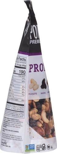 Power Up Trail Mix, Mega Omega Trail Mix, Non-GMO, Vegan, Gluten Free, No Artificial Ingredients, Gourmet Nut, 14 Ounce Bag