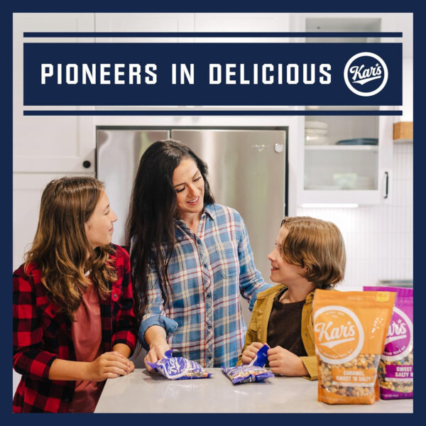 Kar’s Nuts Trail Mix Variety Pack, Pack of 24 – Yogurt Apple Nut, Mango Pineapple Mix, Sweet ‘N Spicy – Individually Wrapped, Gluten-Free Snack Mix