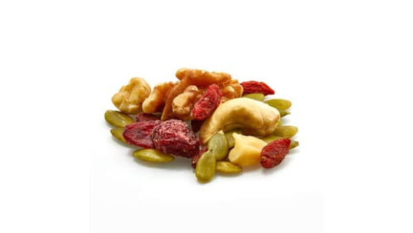 68938cf3780eeb12e1688aac38ae78fc9a99823187c5b61e4a969.jpg Yupik Organic Protein Boost Trail Mix, 2.2 Lb, A Mix Of Cashews, Almonds, Pumpkin Seeds, Walnut, Cranberries, Pack of 1