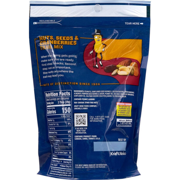 Planters Nuts & Cranberries (6oz Bags, Pack of 12)