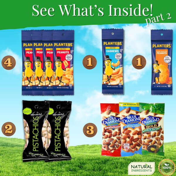 68938d79c04f9e36de408ee282ca179017e41b5a87328a6d73356.jpg Healthy Snacks Trail Mix Variety Pack - Nut, Seed, Fruit Mix for Adults, Kids, Office, Gifts, Travel - Deluxe Assorted Box (27 Count)