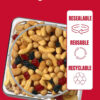 68938db0254b7f21153b4d275a7743e21cbb275f848affae17469.jpg Fisher Snack Sweet Nut Bulk Trail Mix, 38 oz (Pack of 1), Honey Roasted Peanuts, Raisins, Frosted Walnuts, Cashews, Dried Sweetened Cranberries, Healthy Snacks for Adults & Kids, Dried Fruit, Trail Mix Snacks