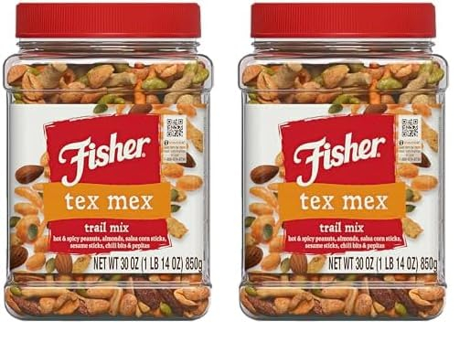 68938dc633118e9fabeff9d78b223133a73210ba5630d8a079596.jpg Fisher Snack Sweet Nut Bulk Trail Mix, 38 oz (Pack of 1), Honey Roasted Peanuts, Raisins, Frosted Walnuts, Cashews, Dried Sweetened Cranberries, Healthy Snacks for Adults & Kids, Dried Fruit, Trail Mix Snacks