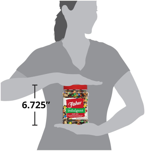 68938dd392426495d090d86f98ae88404e4274eb3bb5ebfac9b15.jpg Fisher Snack Sweet Nut Bulk Trail Mix, 38 oz (Pack of 1), Honey Roasted Peanuts, Raisins, Frosted Walnuts, Cashews, Dried Sweetened Cranberries, Healthy Snacks for Adults & Kids, Dried Fruit, Trail Mix Snacks