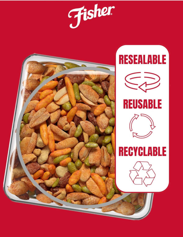 68938dd8756e46459d527b0146147c76df7344b488553a4a1e5d7.jpg Fisher Snack Sweet Nut Bulk Trail Mix, 38 oz (Pack of 1), Honey Roasted Peanuts, Raisins, Frosted Walnuts, Cashews, Dried Sweetened Cranberries, Healthy Snacks for Adults & Kids, Dried Fruit, Trail Mix Snacks