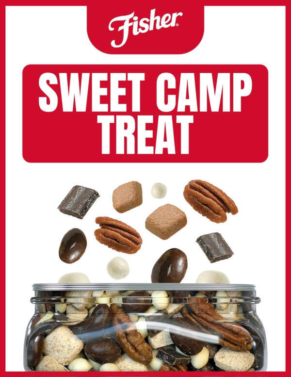 68938dde08423f99aaad23db8aa7463bea745ea0c774ae4198314.jpg Fisher Snack Sweet Nut Bulk Trail Mix, 38 oz (Pack of 1), Honey Roasted Peanuts, Raisins, Frosted Walnuts, Cashews, Dried Sweetened Cranberries, Healthy Snacks for Adults & Kids, Dried Fruit, Trail Mix Snacks