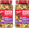 Fisher Oven Roasted Never Fried Mixed Nuts with Peanuts, 24 Ounces (Pack of 1), Peanuts, Almonds, Cashews, Pistachios, Pecans, Trail Mix, Healthy Snacks for Adults, Made With Sea Salt, No Added Oils
