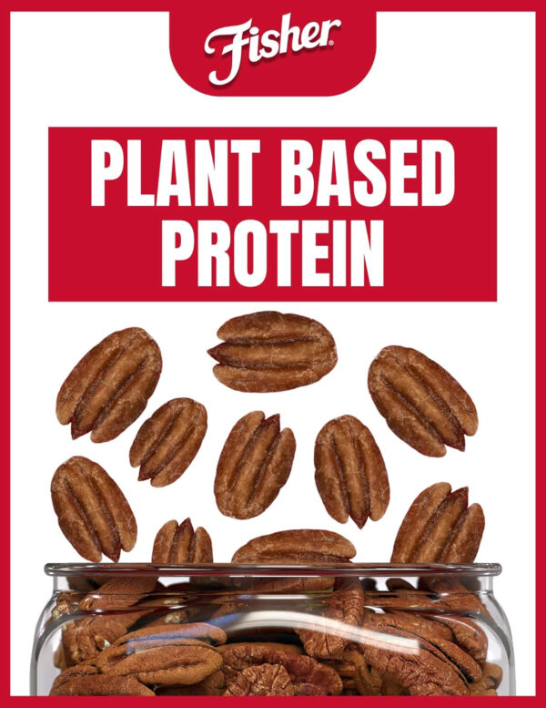 Fisher Oven Roasted Never Fried Mixed Nuts with Peanuts, 24 Ounces (Pack of 1), Peanuts, Almonds, Cashews, Pistachios, Pecans, Trail Mix, Healthy Snacks for Adults, Made With Sea Salt, No Added Oils