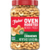 Fisher Oven Roasted Never Fried Mixed Nuts with Peanuts, 24 Ounces (Pack of 1), Peanuts, Almonds, Cashews, Pistachios, Pecans, Trail Mix, Healthy Snacks for Adults, Made With Sea Salt, No Added Oils