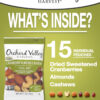 Orchard Valley Harvest Cranberry Almond Cashew Trail Mix, 1oz Bags (Pack of 15), Cranberries, Almonds, Cashews, Trail Mix Individual Packs, Snacks for Adults, No Artificial Ingredients, Bulk Snacks, Healthy Snacks for Adults