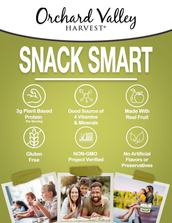 Orchard Valley Harvest Cranberry Almond Cashew Trail Mix, 1oz Bags (Pack of 15), Cranberries, Almonds, Cashews, Trail Mix Individual Packs, Snacks for Adults, No Artificial Ingredients, Bulk Snacks, Healthy Snacks for Adults