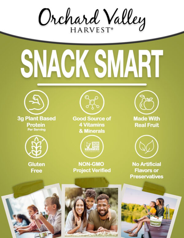 Orchard Valley Harvest Cranberry Almond Cashew Trail Mix, 1oz Bags (Pack of 15), Cranberries, Almonds, Cashews, Trail Mix Individual Packs, Snacks for Adults, No Artificial Ingredients, Bulk Snacks, Healthy Snacks for Adults