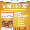 Orchard Valley Harvest Cranberry Almond Cashew Trail Mix, 1oz Bags (Pack of 15), Cranberries, Almonds, Cashews, Trail Mix Individual Packs, Snacks for Adults, No Artificial Ingredients, Bulk Snacks, Healthy Snacks for Adults